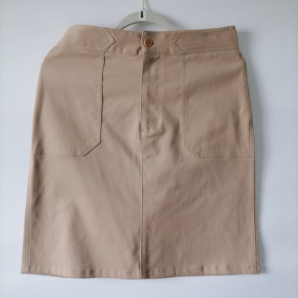 Lauren Ralph Lauren Women's Beige Skirt Size 8 - Picture 1 of 5